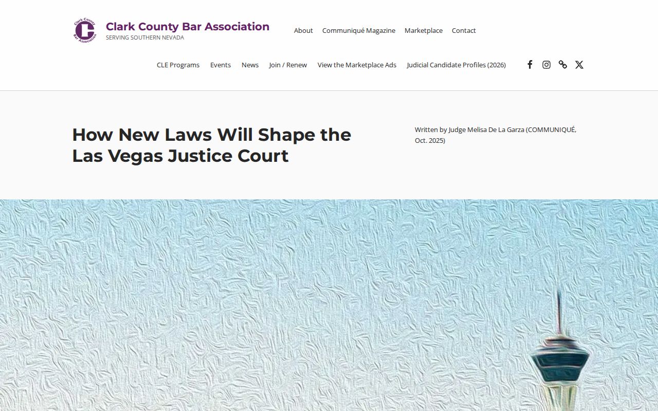 Clark County North Las Vegas Justice Court criminal records